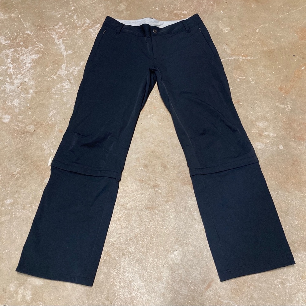 Rei Gray Convertible Zip Off Pants Women’s 6 Petite Outdoor Hiking